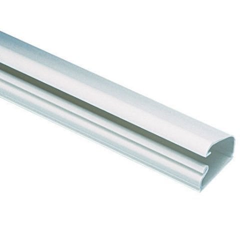 Yüzey oluk mandal tek parça. Önceden uygulanan yapıştırıcı olan bant ile tedarik edilir. 6' mevcuttur, 8' ve 10' uzunlukları, Beyaz, PVC, Uzunluk 8.00 ft, Genişlik 1.01.