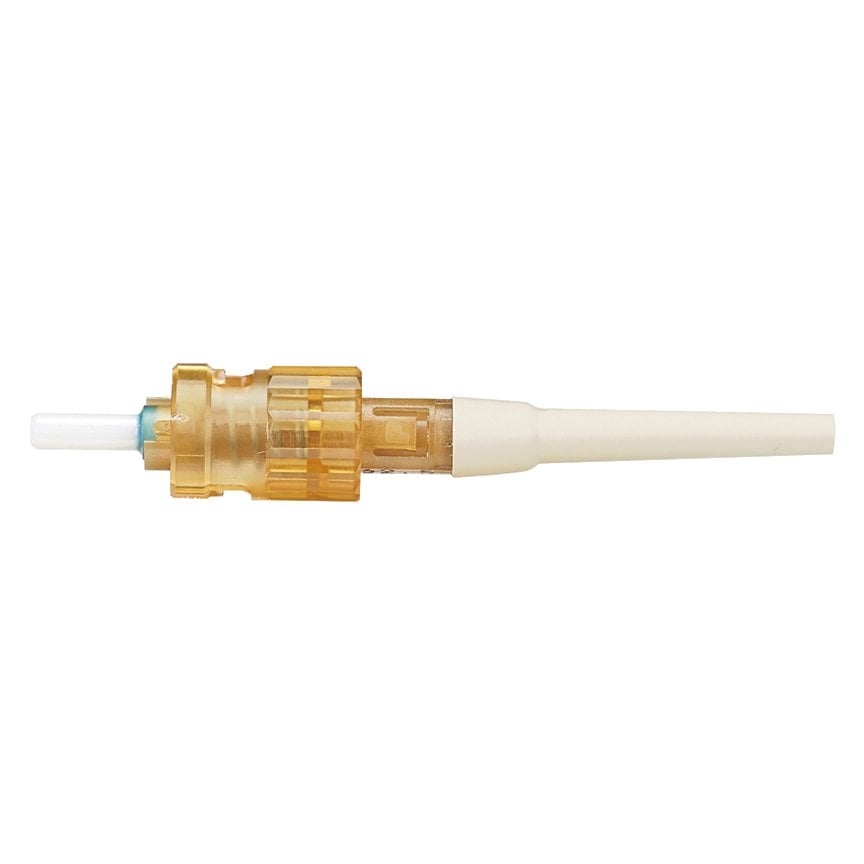 ST2 OM1 900um modlu simpleks fiber optik konnektörü. Fildişi Önyükleme. OCTT2 OptiCam lif sonu aracı ile kullanım için.
