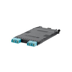 4 Dubleks LC OM4 HD Flex koparma Cassettewith 1 MPO (Dupleks optik paralel olarak) Yöntem B polarite ile Optimize Düşük kaybı.