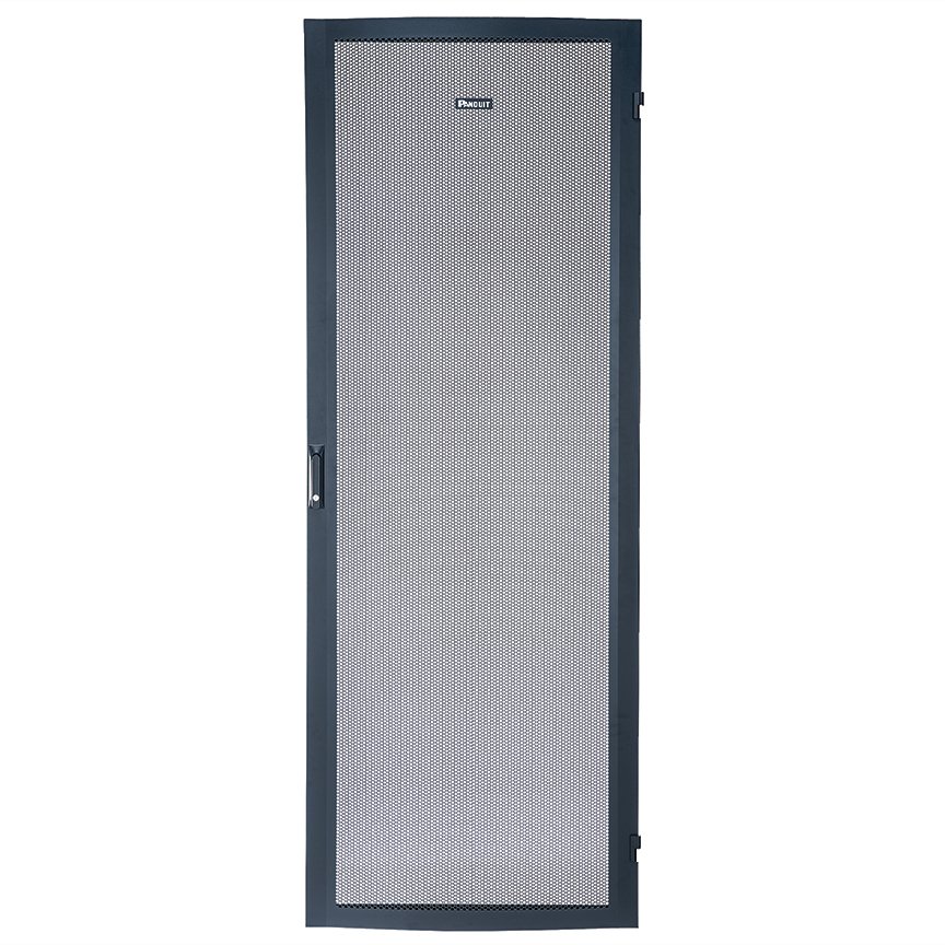 42RU geniş Net-Ayet dolabı, Siyah 800mm x Tek menteşe ön kapı delikli