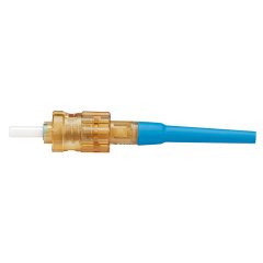 ST2 OM1 900um tekli konum simpleks fiber optik konnektörü. Mavi Boot. OCTT2 OptiCam lif sonu aracı ile kullanım için.