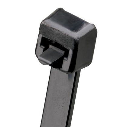 Tüm-Ty® serbest bırakılabilir bağlantı ,, standart kesiti, 14.5 (368mm spor) uzunluk, hava şartlarına dayanıklı naylon 6.6, siyah, bulk paket.