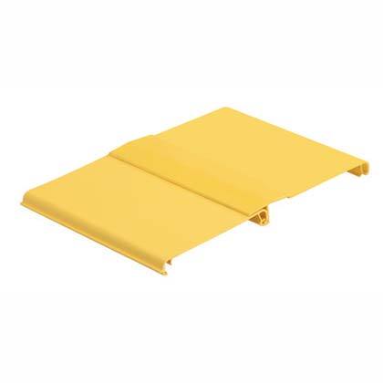 Snap-On opsiyonel kanal FR12X4YL6 için menteşeli kapaklı. yükseklik sınırlı alanlar için aşağı katlanabilir.