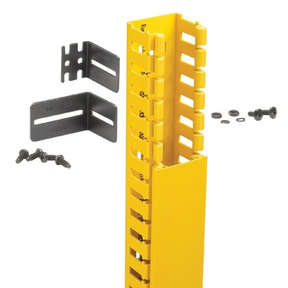 Kablolar dikey tee veya rafa kavşağı dökülmesine yerinden dışarı dökülmesini için güvenli, erişilebilir rota ekipman monte sağlar. Kit, 6' 2x2 FiberRunner®Hinged Kanal H2X2YL6 uzunluğu 2x2 uzunluğu 6' geçmeli içerir menteşeli kapak HC2YL6, dört ayarlanabi