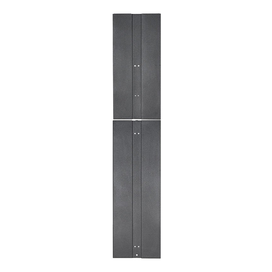 Panduit® PatchRunner® 2 Enhanced Sonu Paneli yöneticileri 96in Panduit PE2V sonu satırda kapalı kapatarak bir profesyonel, temiz bir estetik sağlar. 52RU, Siyah, 1 adet.