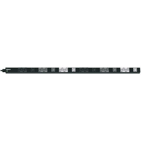 SmartZone ™ G5 Temel PDU - 16A, 415V dikey 3 Faz WYE PDU (24), 13 (6) C19-C13 kaplar, IEC 60.309 3P + N + E 6H 16A fişli bir 10' (3m) güç kablosu, ve önlemlerine sahiptir 58.7 ''U x 2.0'' W x 2.1'' D (1491mm x 50.8mm x 53.3mm) CE sertifikası ile uyumlu Re