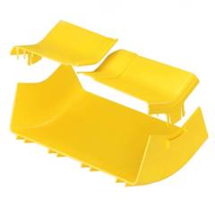 12x4 kanalına bağlandığı ve / veya bir düz yatay bir hareket 45 ° yukarı doğru açı oluşturmak için uygundur. Düz bir yatay vadede değişimi seviyesine dışında dikey 45 ° açı uydurma FROV4512X4YL ile kullanılır. Bölünmüş kapağı içerir.