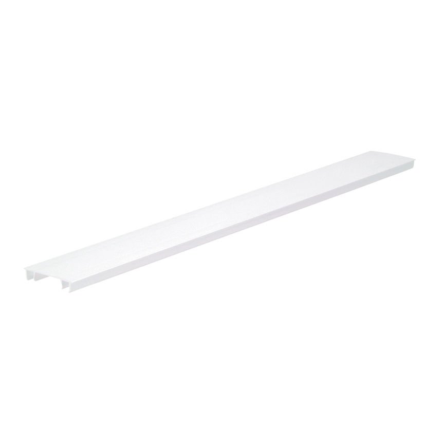 Menteşeli kanalı kapağı, 1,5 W beyaz 6' uzunluğu, PVC, x.