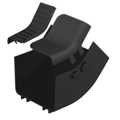 6x4 kanalına bağlandığı ve / veya bir düz yatay bir hareket 45 ° yukarı doğru açı oluşturmak için uygundur. Düz bir yatay vadede değişimi seviyesine dışında dikey 45 ° açı uydurma FROV456X4BL ile kullanılır. Bölünmüş kapağı içerir.