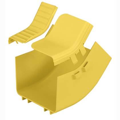 6x4 kanalına bağlandığı ve / veya bir düz yatay bir hareket 45 ° yukarı doğru açı oluşturmak için uygundur. Düz bir yatay vadede değişimi seviyesine dışında dikey 45 ° açı uydurma FROV456X4YL ile kullanılır. Bölünmüş kapağı içerir.