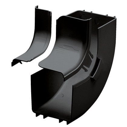 4x4 kanalı ve / veya bağlantı parçaları için bağlanan bir düz yatay bir mesafeden bir 90 ° yukarı doğru bir açı oluşturmak için kullanılır. Düz bir yatay vadede değişimi seviyesine dışında dikey 90 ° açı uydurma FROVRA4X4BL ile kullanılır. Bölünmüş kapağı