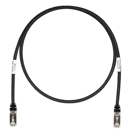 Kategori 6A, her iki ucunda TX6A ™ 10Gig ™ modüler fişli 10 Gb / s S / FTP yama çekin. Siyah, 2 metre.