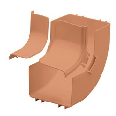 6x4 kanalı ve / veya bağlantı parçaları için bağlanan bir düz yatay bir mesafeden bir 90 ° yukarı doğru bir açı oluşturmak için kullanılır. Düz bir yatay vadede değişimi seviyesine dışında dikey 90 ° açı uydurma FROVRA6X4OR ile kullanılır. Bölünmüş kapağı