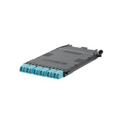 1 MPO 6 çift yönlü LC OM4 HD Flex Kaset, Ultra Düşük kaybı, Metot B polarite.