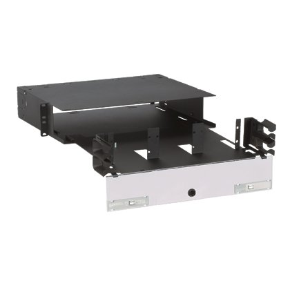 Altı FAP veya FMP adaptör panelleri veya FOSM ekleme birim alıyor. Çift yönlü sürgülü çekmeceler elyaflara ön ve arka erişim sağlamaktadır. Boyutlar: 3.48 W 14.20'' D x ''H 17.00 x'' (88.0mm x 432.0mm x 361.0mm)