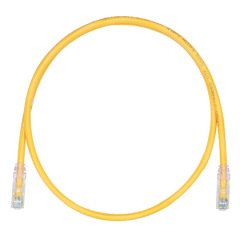 Kategori 6, her iki ucunda TX6 ™ PLUS Modüler Fiş ile UTP ara kablosu. Sarı, 9 metre.