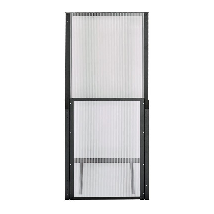 Net-içeriyor ™ Ayarlanabilir Dikey Duvar (26'' - 38'' ) 700 mm genişlik dolapları için. Siyah renk