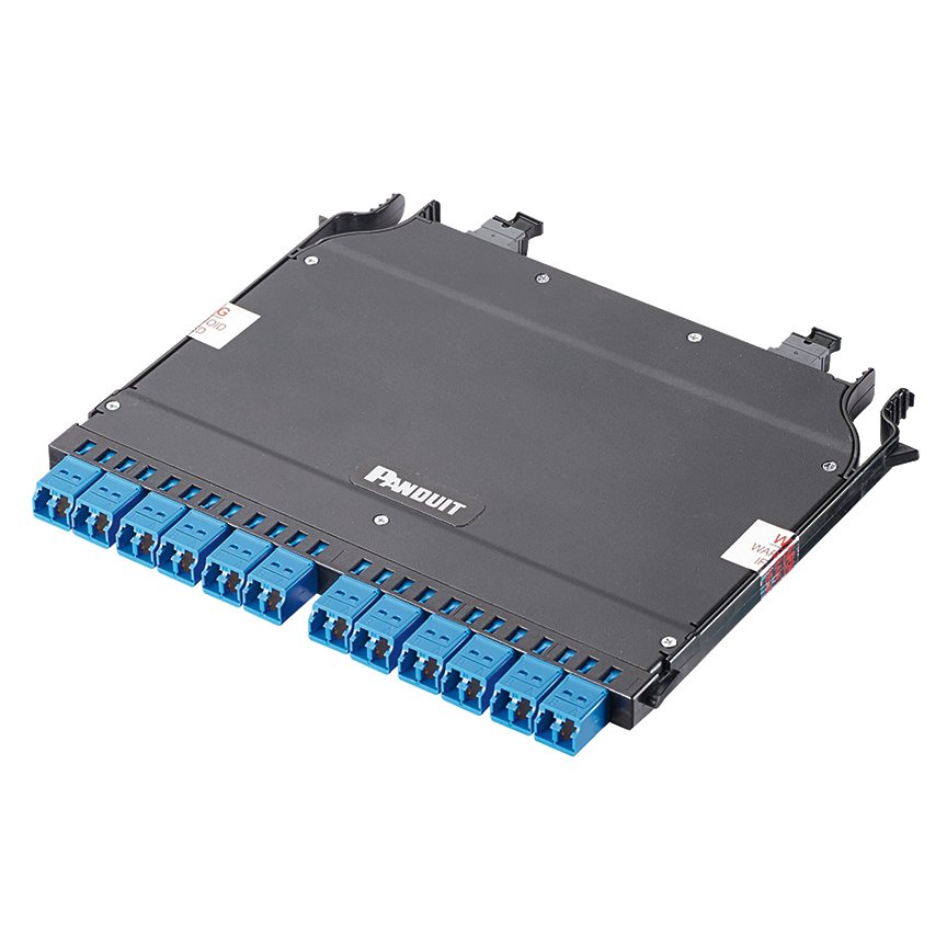HD Flex fiber optik kaseti optimize düşük kayıp, Metot B polaritesi olan bir OM4 lif türü vardır. Bu 12-port, 24 elyafları, 12-noktası dubleks, mavi renkli LC konnektörlere 2 MPOS sahiptir. HD Flex kaset sistemi tasarımcıları ayarlaya özelleştirmesine ola
