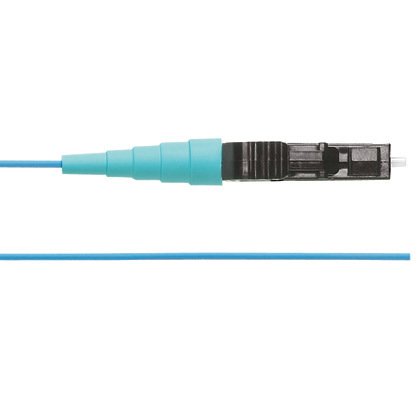 Domuz kuyruğu Patch Cord, standart OM4, 0.25 dB, IL Kaybı, Simpleks kısa teller, 900μ tamponlu fiber, 1m LC