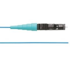 Domuz kuyruğu Patch Cord, standart OM4, 0.25 dB, IL Kaybı, Simpleks kısa teller, 900μ tamponlu fiber, 1m LC