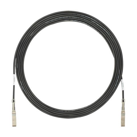 Yüksek hızlı twinaxial kablo düzeneği her ucunda SFP + 10 Gbps sıcak takılabilir, aktif modüler konnektörleri, Black, 7 metre ile.
