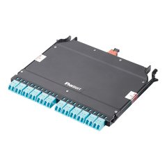 OM4 HD Flex ™ Kaset, (1) 24-elyaf MPO, optimize Kaybı, Metot B için 12 Bağlantı Duplex LC