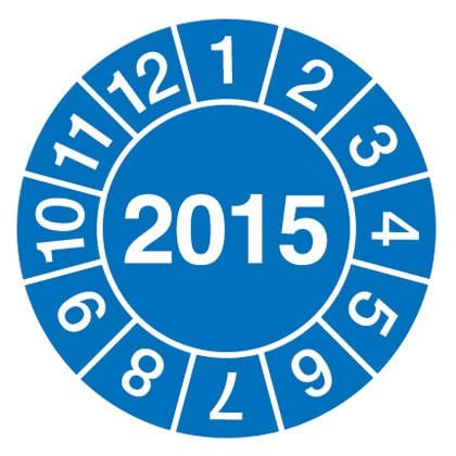 Kontrol plakası, 1.38'' işareti çapı, '2020 (gösterge), tahrip vinil yapıştırıcı, 5 belirteçleri / kart, 10 kartı / paketi.