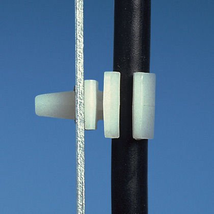 kordon klip, .38'' (9,7 mm) demet, doğal, dökme paketi monte diken itin.