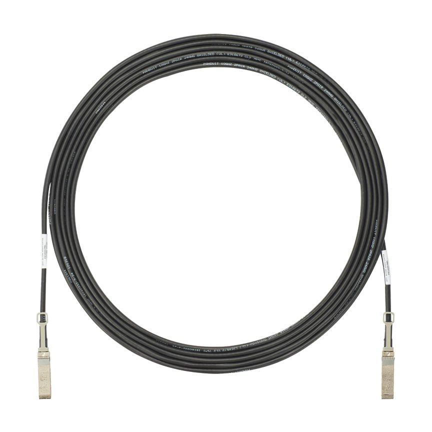 Yüksek hızlı twinaxial kablo düzeneği her ucunda SFP + 10 Gbps sıcak takılabilir, aktif modüler konnektörleri, Black, 9 metre ile.