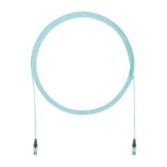 OM4 8 lif, Bağlantı, LSZH, PanMPO Kadın, Metot B, optimize edilmiş IL, 12 metre, Aqua PanMPO Kadın