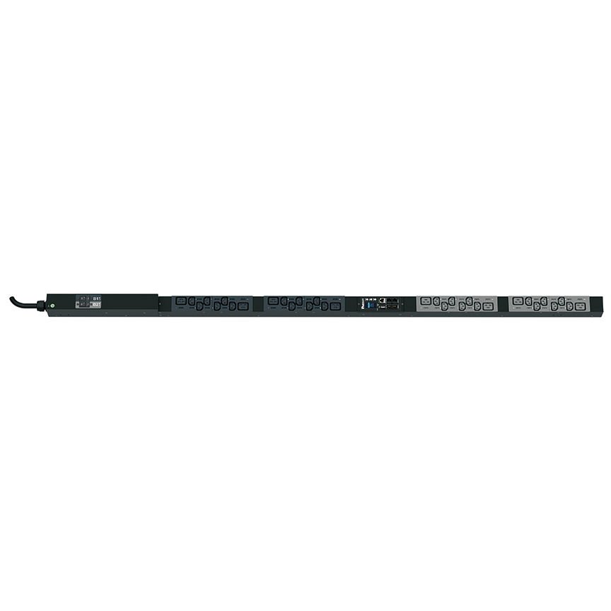 SmartZone ™ G5 başına Çıkışı (MPO Seri) PDU, 32 tek bir faz, 230V, (24), C13 ve (8) C19) kapları, IEC 60.309 2P + E 6h 32A fiş ve önlemler 68,898 ''U x 2.047'' W x Raf İzlenen 2.1'' D (1750.1mm x 50.8mm x 53.3mm) Renk:. Siyah