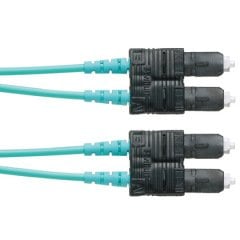 2 lif OM3, SC dupleks SC dupleks yama kablosu, 3 mm ceket, plenumun (OFNP) alan, Standart IL 35 metre