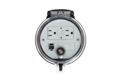 Veri Erişim Liman, 4inç. Baz, GFCI Outlet, CAT 5e Korumalı çoğaltıcı
