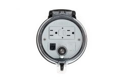 Veri Erişim Liman, 4inç. Baz, GFCI Outlet, CAT 5e çoğaltıcı