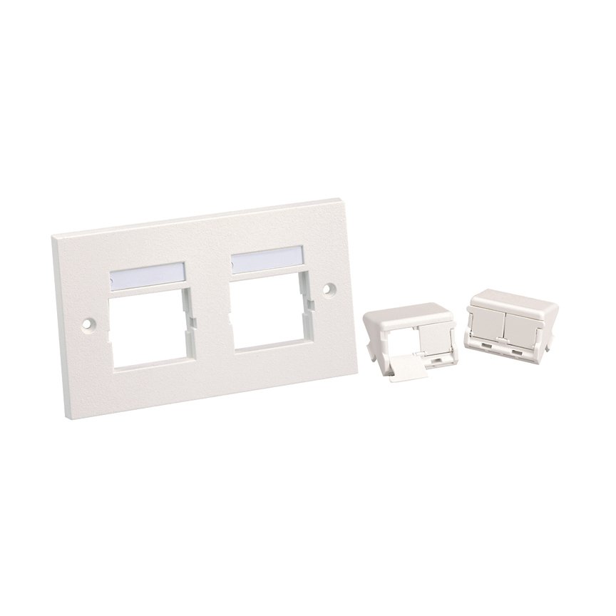 86mm x 146mm çift takım koruyucu çerçeve çerçeve ve iki 1/2 boy kapanan modül uçlar eğimli.
