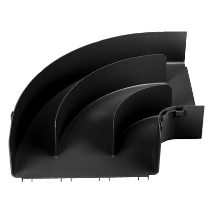 12x4 kanalına bağlandığı ve / veya bir düz yatay mesafeden bir 90 ° 'lik yatay bir dönüş oluşturmak için uygundur. İçinde bölücü duvarlar kabloları etrafında yatay dik açı yönlendirilir yönetmek. İsteğe bağlı bölünmüş kapağı FRRASC12BL kabul eder.