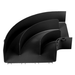 12x4 kanalına bağlandığı ve / veya bir düz yatay mesafeden bir 90 ° 'lik yatay bir dönüş oluşturmak için uygundur. İçinde bölücü duvarlar kabloları etrafında yatay dik açı yönlendirilir yönetmek. İsteğe bağlı bölünmüş kapağı FRRASC12BL kabul eder.