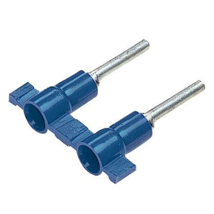 Pim terminal vinil huni girişi, plastik yalıtım kıvrım, 16. 14 AWG kablo aralığı, yalıtılmış.
