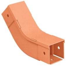 2 x 2 Fiber kanal montajı. Tutturulan bir düz yatay bir hareket 45 ° yukarı doğru açı oluşturmak için kanala. dış dikey 45 ° açı düz yatay ishal değişim düzeyine FOV452X2OR veya FOV454X4OR uydurma ile kullanılır. Kapak dahil.