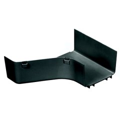 uydurma sola geçiş yaparken FiberRunner® takılması veya Kanal herhangi 6x4 herhangi 12x4 FiberRunner® Montaj veya Kanal vermektedir. Bu siyah ve ABS plastikten yapılmış olduğunu. Bu bölünmüş kapak FRRF126LSCBL kabul eder.