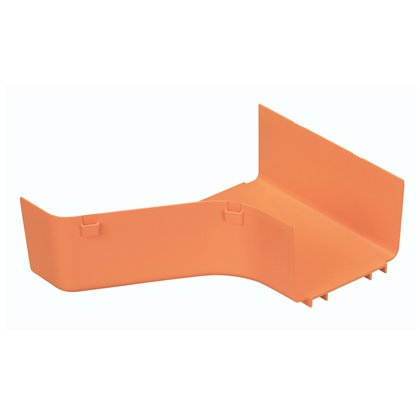 uydurma sola geçiş yaparken FiberRunner® takılması veya Kanal herhangi 6x4 herhangi 12x4 FiberRunner® Montaj veya Kanal vermektedir. Portakal ve ABS plastikten yapılmış olduğunu. Bu bölünmüş kapak FRRF126LSCOR kabul eder.