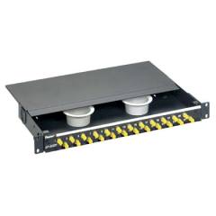zirkon bölünmüş kollu (12) bağlantı noktası ST * adaptörleri içerir. Boyutlar 1.75 D 19.0'' W x (44.0mm x 204.2mm x 483.0mm) ''H 8.01 x''