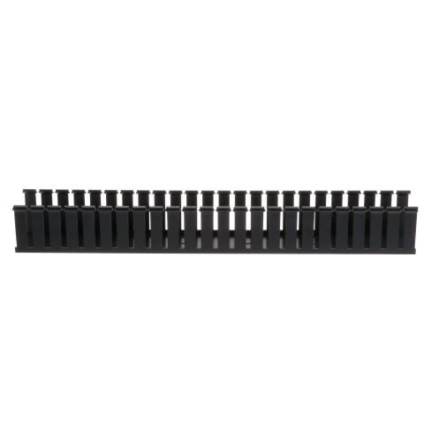 Panduct® tip G geniş yarık kablo kanalı, 3 G x 3H, 6' uzunlukta, PVC, siyah.