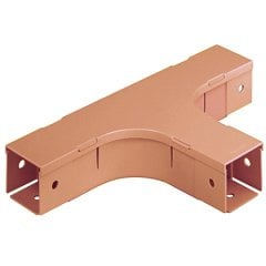 2 x 2 Fiber kanal montajı. Tutturulan bir düz yatay çalışma arasında 90 ° yatay dalı oluşturmak için kanala. Kapak dahil. Portakal.