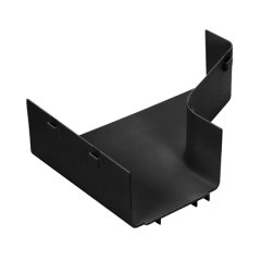 uydurma sağa geçiş yaparken FiberRunner® takılması veya Kanal herhangi 6x4 herhangi 12x4 FiberRunner® Montaj veya Kanal vermektedir. Bu siyah ve ABS plastikten yapılmış olduğunu. Bu bölünmüş kapak FRRF126RSCBL kabul eder.