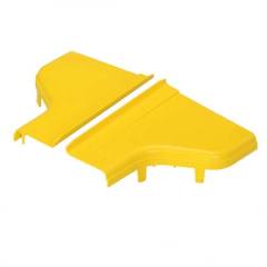 FRRF126YL montaj redüktör için isteğe bağlı bölme kapağı sarı ve ABS plastikten imal edilmiştir. geçmeli özelliği kapak yüklenmiş ve gerekli hiçbir araçlarıyla çıkarılmasını sağlar. Kolay erişim için radyal 3/4'' (19mm) açılış eklemek veya remo için oluşt