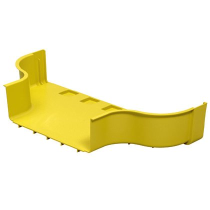 uydurma takılması veya Kanal herhangi 12x4 FiberRunner® için herhangi 24x4 FiberRunner® Montaj veya Kanal vermektedir. Bu sarı ve ABS plastikten yapılmış olduğunu. Bu kapak FRRF2412CVYL kabul eder.