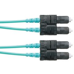 2 lif OM4 SC dupleks SC dupleks yama kablosu, 3 mm kılıf, düşük duman sıfır halojen (LSZ) alan, Standart IL 3 metre