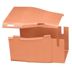 4x4 Fiber Kanal ™ Kanal S4X4OR6 veya E4X4OR6 için Ateşelikler herhangi 6x4 FiberRunner® Montaj veya Kanal. Katı kapağı içerir.