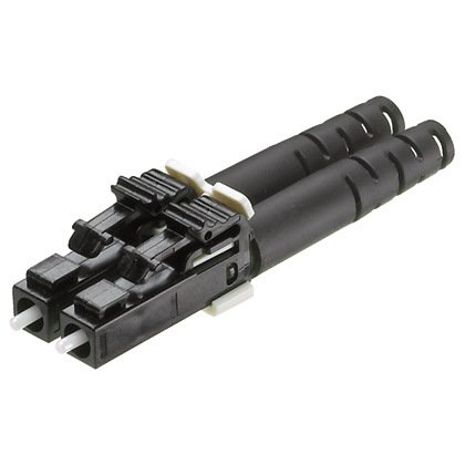 Saha Polonyalı LC Dubleks Pot & Polonyalı Stil OM2 / OM3 / OM4 Bağlayıcı, 3.0mm Siyah Boot Siyah Konut